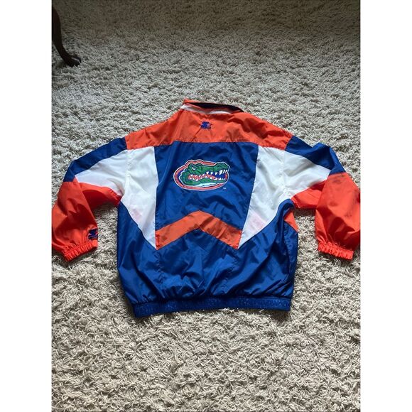 Vintage 90s Florida Gators Men’s XXL Starter Windbreaker Track Jacket Zip Up - Picture 4 of 14